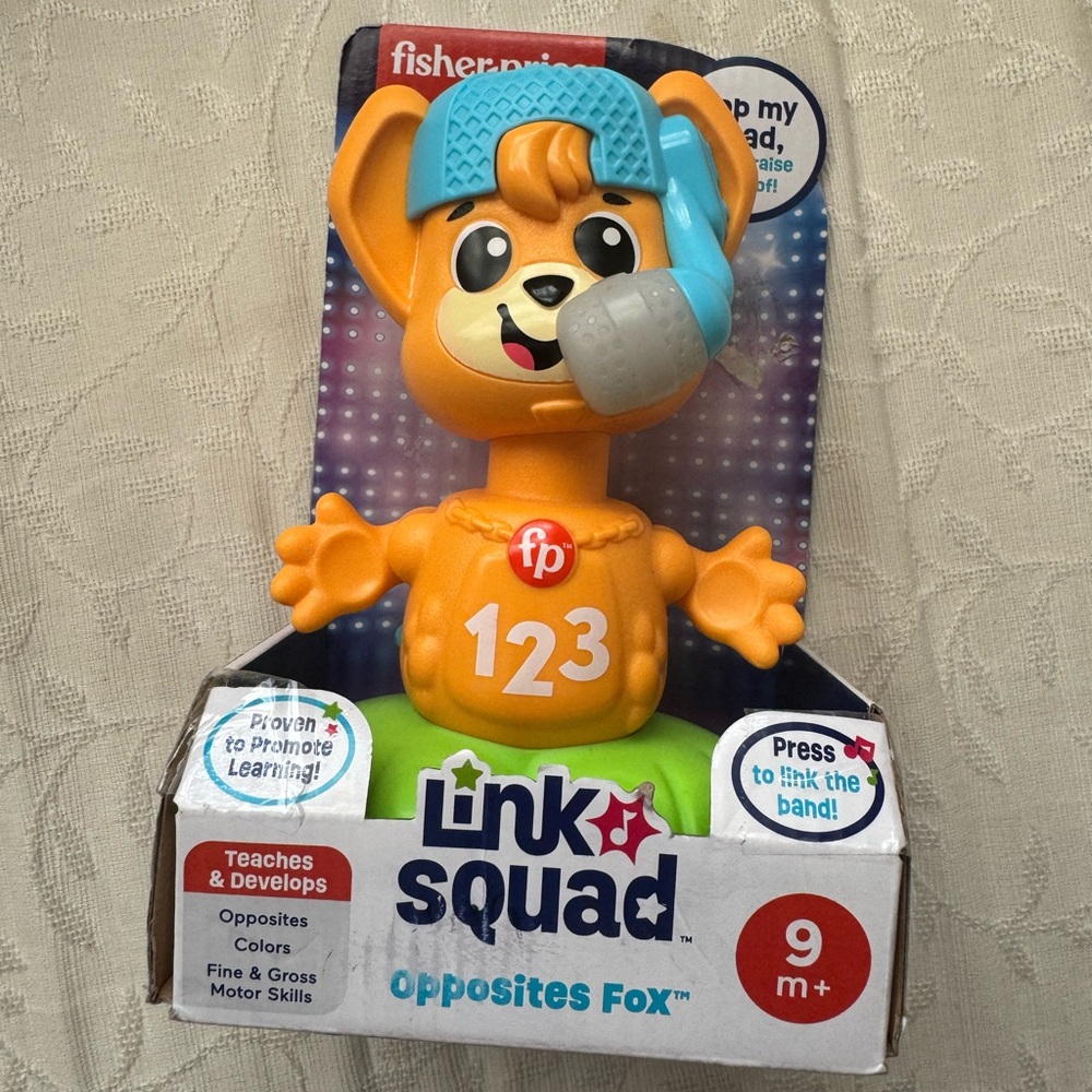 Fisher-Price Link Squad Fox Orange and Blue Learning Electronic Toy